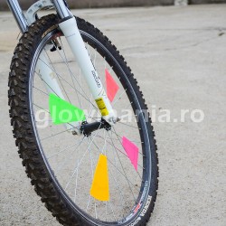 Ornamente fluorescente multicolore pentru bicicleta