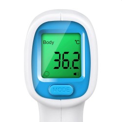 Termometru digital non-contact pentru corp si suprafete, ecran LCD, memorie, alarma
