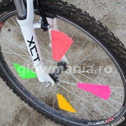 Ornamente fluorescente multicolore pentru bicicleta