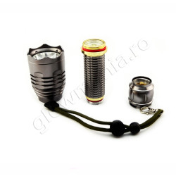Lanterna profesionala super bright cu led CREE si acumulator