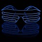 Ochelari Shutter luminosi cu fir El Wire, 3 moduri iluminare, invertor baterii Ochelari Shutter luminosi cu fir El Wire, 3 moduri iluminare, invertor baterii