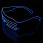 Ochelari Shutter luminosi cu fir El Wire, 3 moduri iluminare, invertor baterii Ochelari Shutter luminosi cu fir El Wire, 3 moduri iluminare, invertor baterii