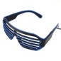 Ochelari Shutter luminosi cu fir El Wire, 3 moduri iluminare, invertor baterii Ochelari Shutter luminosi cu fir El Wire, 3 moduri iluminare, invertor baterii