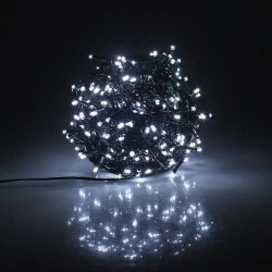 Ghirlanda 1000 LED-uri exterior, lungime 70m, lumina alb rece, Craciun