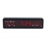 Ceas cu display LED, 8 alarme, calendar si termometru, Resigilat