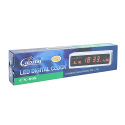 Ceas cu display LED, 8 alarme, calendar si termometru, Resigilat