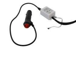 Lumina ambientala auto LED RGB, 4 benzi autoadezive, 6W, 4 moduri, telecomanda