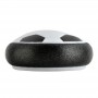 Minge de fotbal tip disc, iluminata in 3 culori, 18 cm, margine spuma