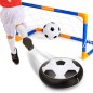 Minge de fotbal tip disc, iluminata in 3 culori, 18 cm, margine spuma Minge de fotbal tip disc, iluminata in 3 culori, 18 cm, margine spuma