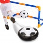 Minge de fotbal tip disc, iluminata in 3 culori, 18 cm, margine spuma