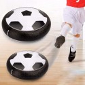 Minge de fotbal tip disc, iluminata in 3 culori, 18 cm, margine spuma