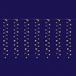 Perdea de lumini 300 LED-uri, 15 ghirlande, telecomanda, latime 3m
