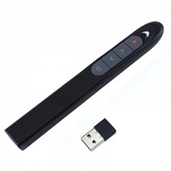 Presenter Wireless, laser pointer receiver USB, Android iOS Windows, 100 m, 650 nm