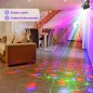 Proiector laser profesional cu 48 efecte luminoase, RGB, senzor sunet, telecomanda, interior
