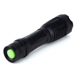 Lanterna tactica LED CREE 10W, 4 moduri iluminare, Zoom, raza 800 m, acumulator