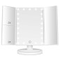 Oglinda cu LED pentru make-up, zoom 2X 3X, lumina reglabila, buton touch