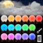 Lampa luna 3D 12cm, multicolora 5 efecte, reincarcabila, telecomanda, suport lemn Lampa luna 3D 12cm, multicolora 5 efecte, reincarcabila, telecomanda, suport lemn