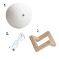 Lampa luna 3D 12cm, multicolora 5 efecte, reincarcabila, telecomanda, suport lemn Lampa luna 3D 12cm, multicolora 5 efecte, reincarcabila, telecomanda, suport lemn