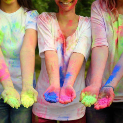 Pudra Neon UV Holi pachet 100 grame