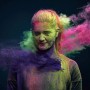 Set 5 culori pudra Neon UV Holi, 100gr/culoare