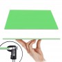 Tablita luminoasa fosforescenta, rescriptibila, breloc cu lumina UV, verde
