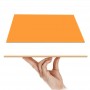 Tablita fosforescenta interactiva, rescriptibila, breloc UV, lumineaza orange