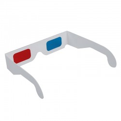 Ochelari 3D red cyan cu rama de carton