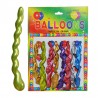 Baloane spirala multicolore, culori mixte, set 8 bucati, petrecere