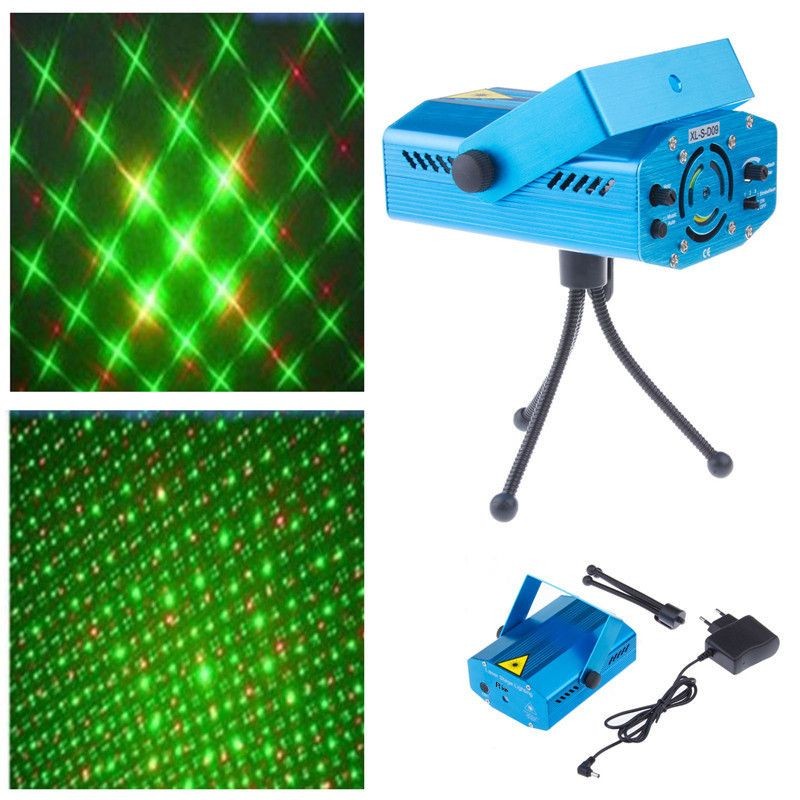 Proiector laser efecte luminoase cu senzor de sunet