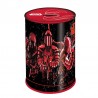 Pusculita Star Wars, rotunda, metal, inchidere sigura cu lacat, 13 cm