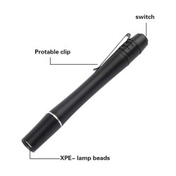 Lanterna UV LED, agatatoare metalica, aluminiu, IP54, lungime 12.7cm