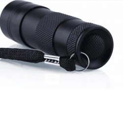 Lanterna UV 12 LED-uri 385nm, protectie IP54, material aluminiu, negru