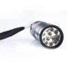 Lanterna UV 12 LED-uri 385nm, protectie IP54, material aluminiu, negru