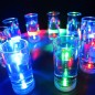 Pahar shot ilumnat LED, 60 ml, inaltime 7.5 cm, flashing color