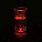 Pahar shot ilumnat LED, 60 ml, inaltime 7.5 cm, flashing color