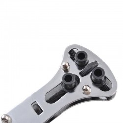 Trusa pentru reparat ceasuri, 13 piese, surubelnite, penseta, cheie, husa