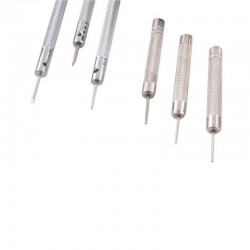 Trusa pentru reparat ceasuri, 13 piese, surubelnite, penseta, cheie, husa