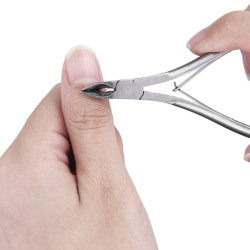 Cleste pentru manichiura pedichiura, otel, lama 7 mm, ergonomic
