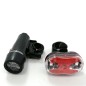 Set lanterna si stop bicicleta, LED, impermeabil, model universal