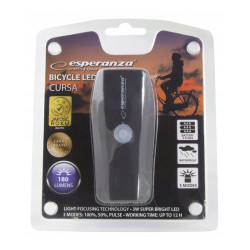 Lanterna LED bicicleta, 180 lm, curea, impermeabila, 3 moduri iluminare