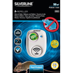 Alarma anti rozatoare cu ultrasunete, suprafata 50 mp, alimentare retea