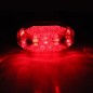 Stop bicicleta 9 LED-uri rosii, 7 moduri luminoase, clema fixare cadru