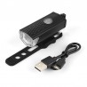 Lanterna bicicleta LED XPE, 250 lm, acumulator reincarcabil USB, 3 moduri iluminare