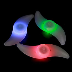Lumina LED spite bicicleta, multicolor, 3 moduri iluminare, impermeabil