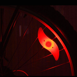 Lumina LED spite bicicleta, multicolor, 3 moduri iluminare, impermeabil