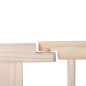 Tarc de joaca pliabil, lemn de pin, 5.4 mp, 6 panouri, inaltime 68 cm