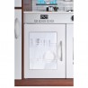 Bucatarie din lemn pentru copii, aragaz, cuptor cu microunde, chiuveta, 80x80.5 cm