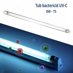 Tub bactericid UVC 8W T5, pentru sterilizare, lungime 30 cm, rezerva lampa bactericida