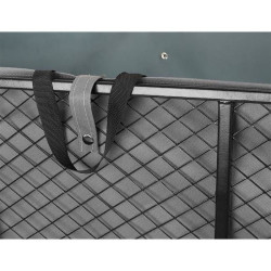 Carucior rabatabil pentru gradina, sarcina 600 kg, maner reglabil, husa 250 l