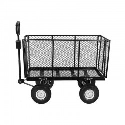 Carucior rabatabil pentru gradina, sarcina 600 kg, maner reglabil, husa 250 l